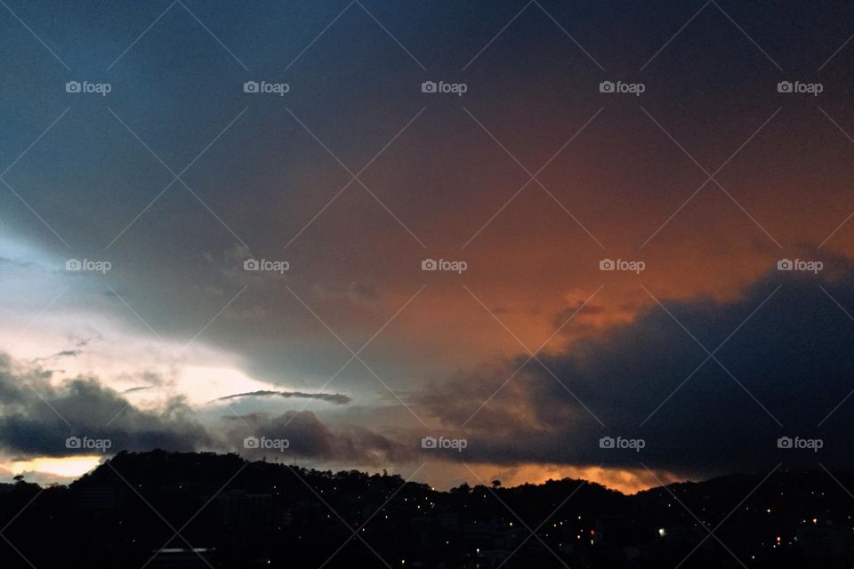 Overlooking the city