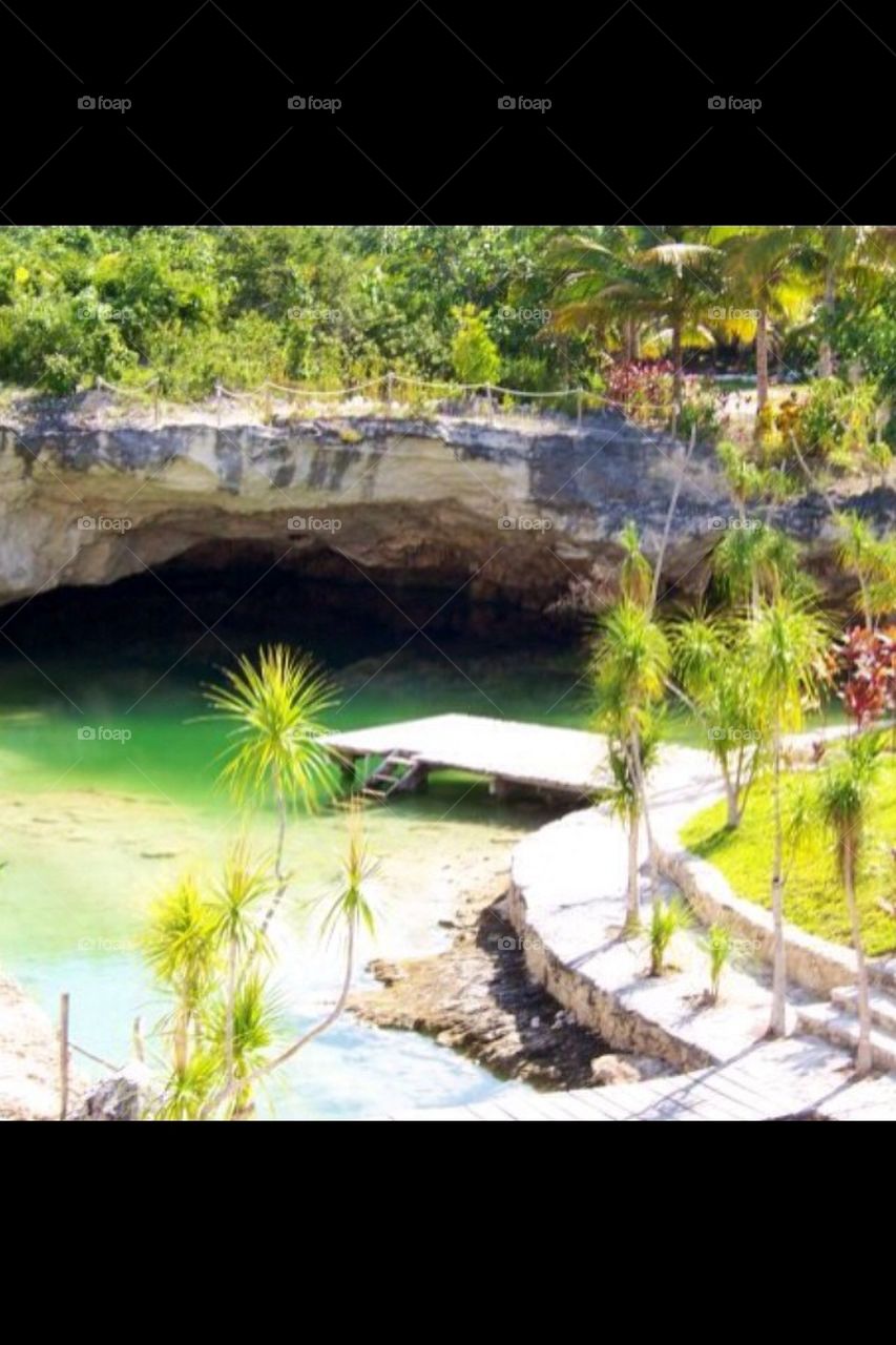 Cenotes Mexican cave