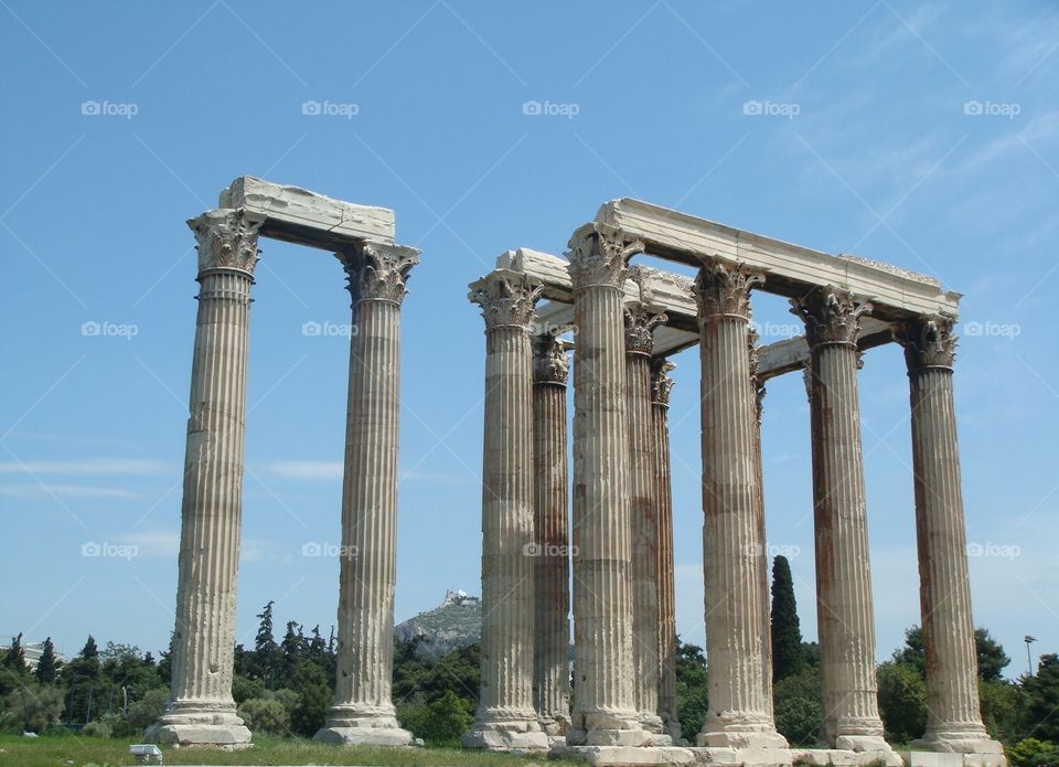 The Temple of Olympian Zeus, Athens