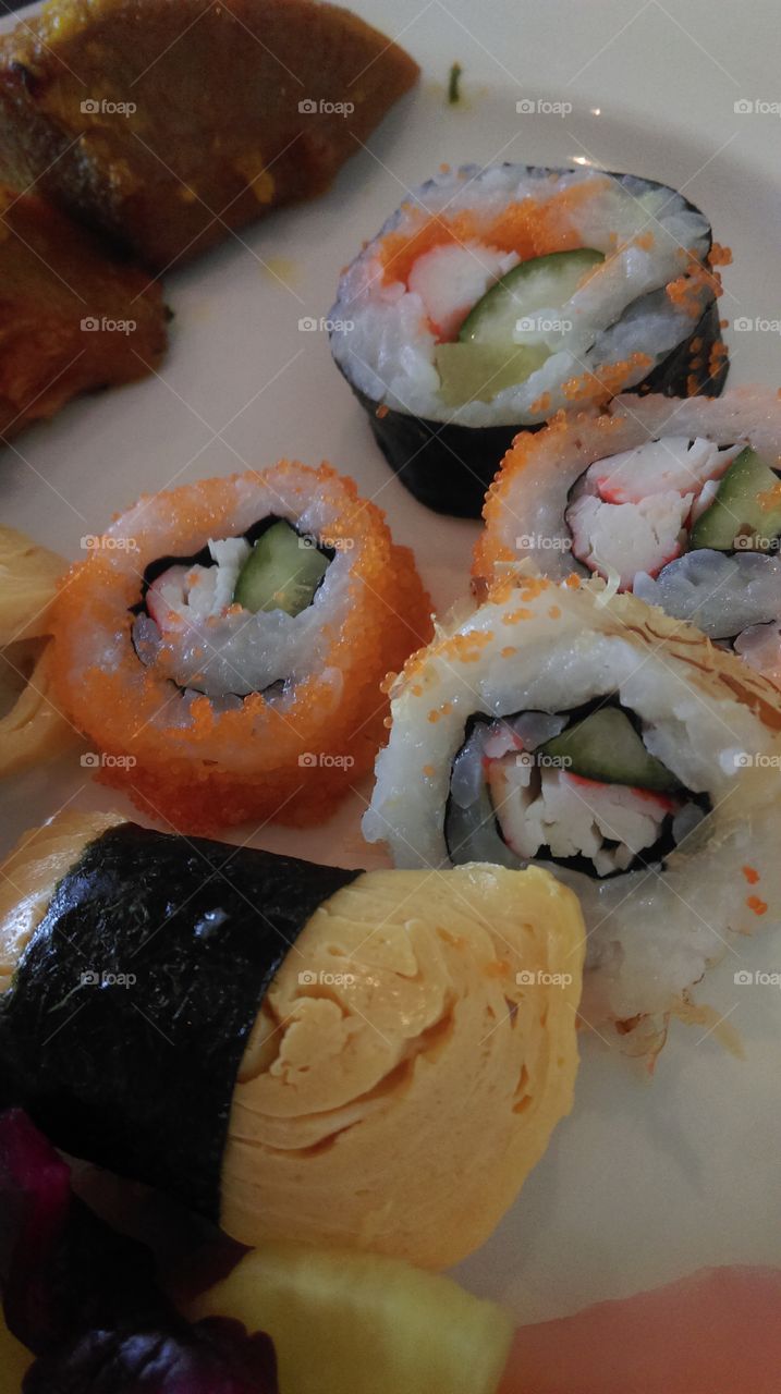 Sushi, Japanese food,