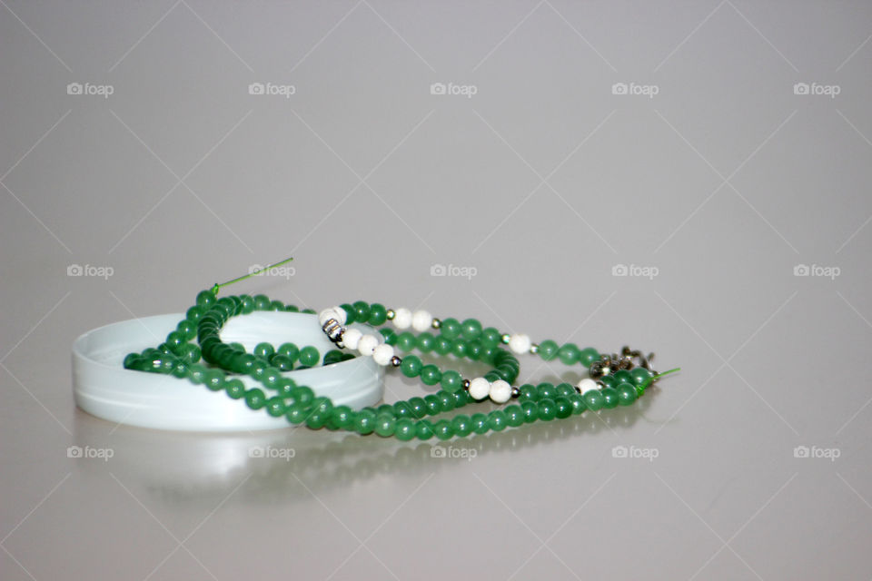 Green necklace