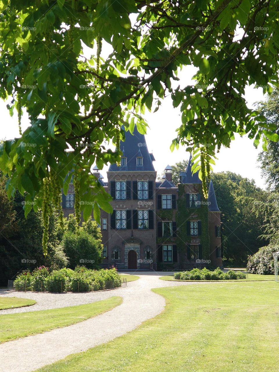 Castle garden of "Keukenhof"