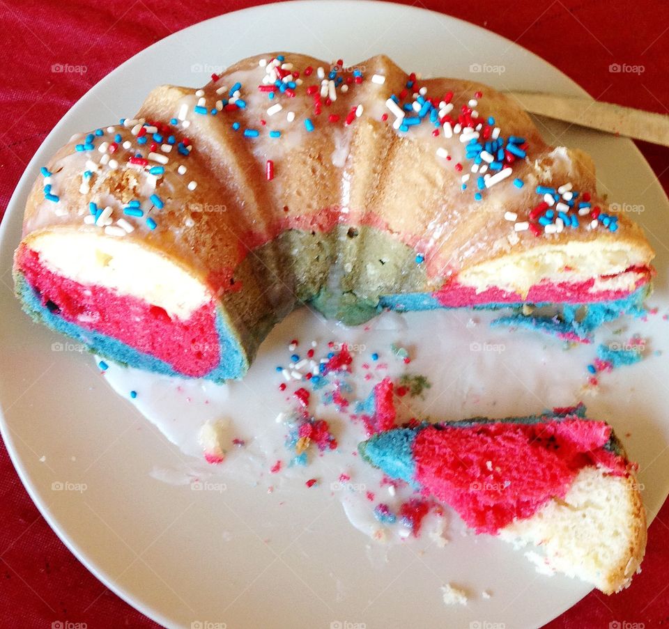 Amazing cakes. Rainbow cake 