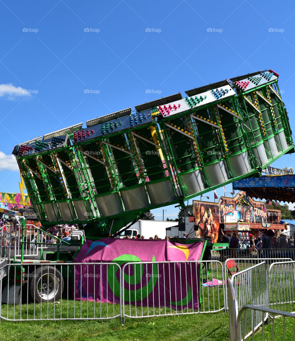 Gravity ride at a carnival