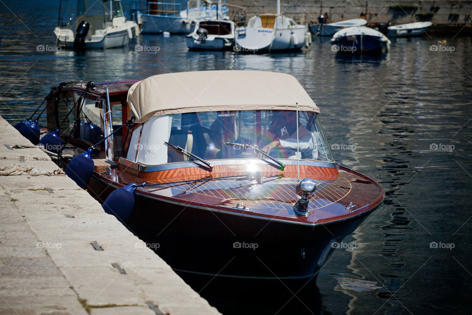 Yacht on a bay