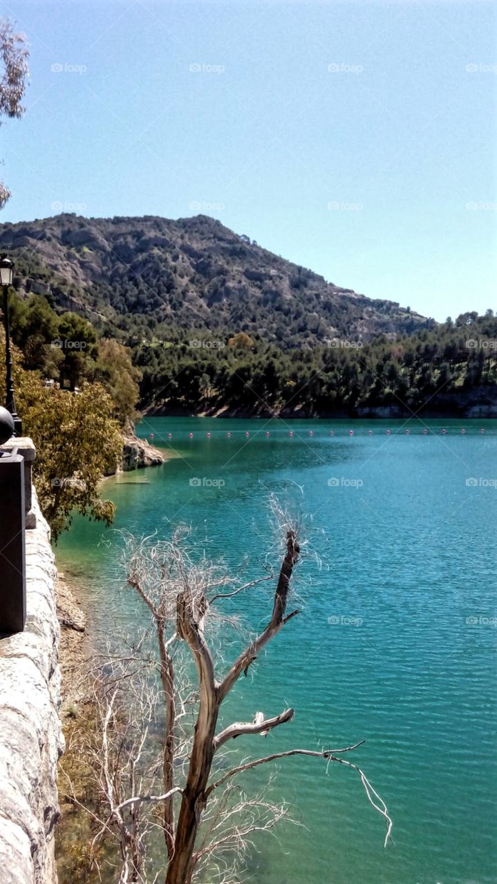 Nature landscape Ardales, Malaga (Spain).