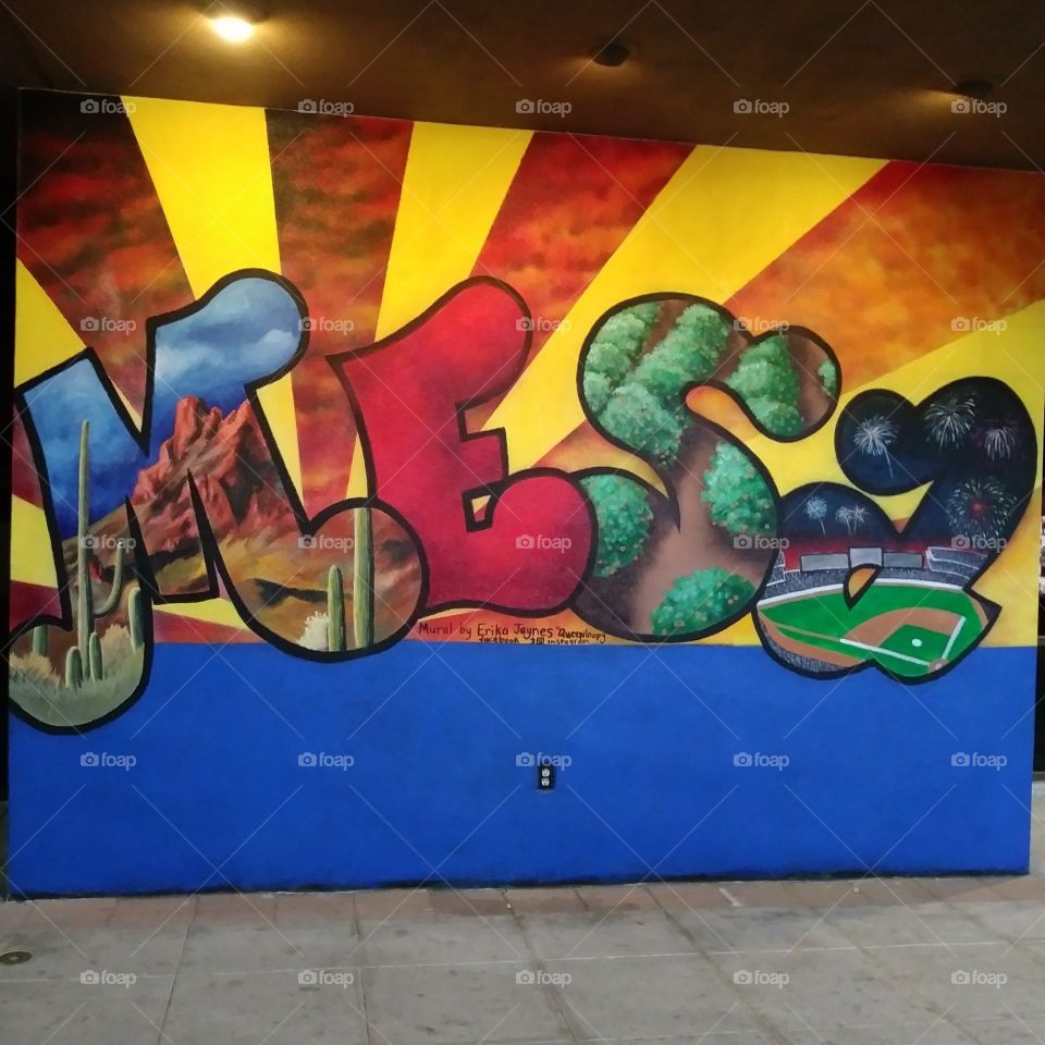 city of Mesa art involving Arizona