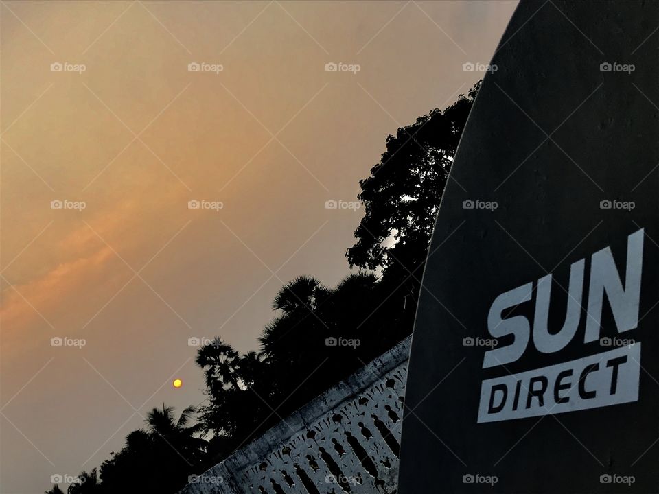 Sunset with sundirect 