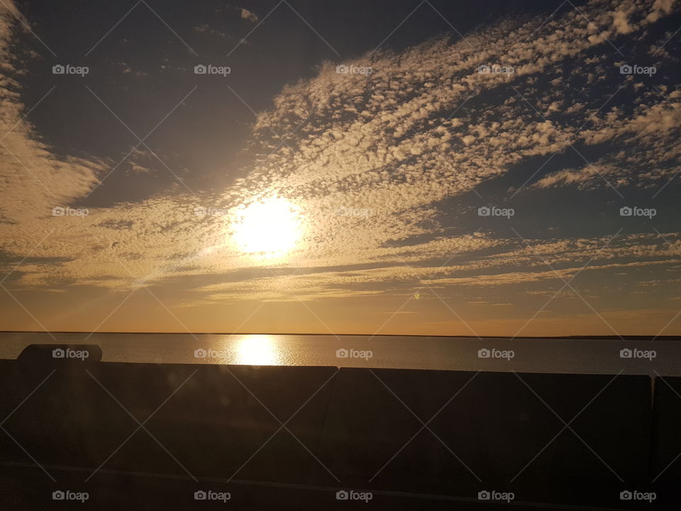 Volviendo a casa, el ocaso nos acompaña, relajante y pacífico