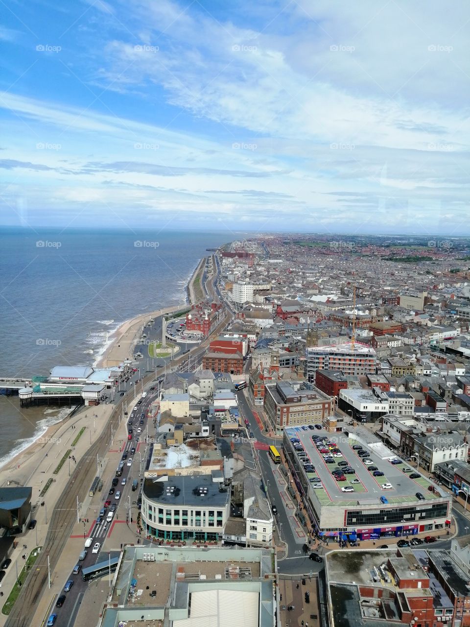 View From Blackpool Tower Lancashire