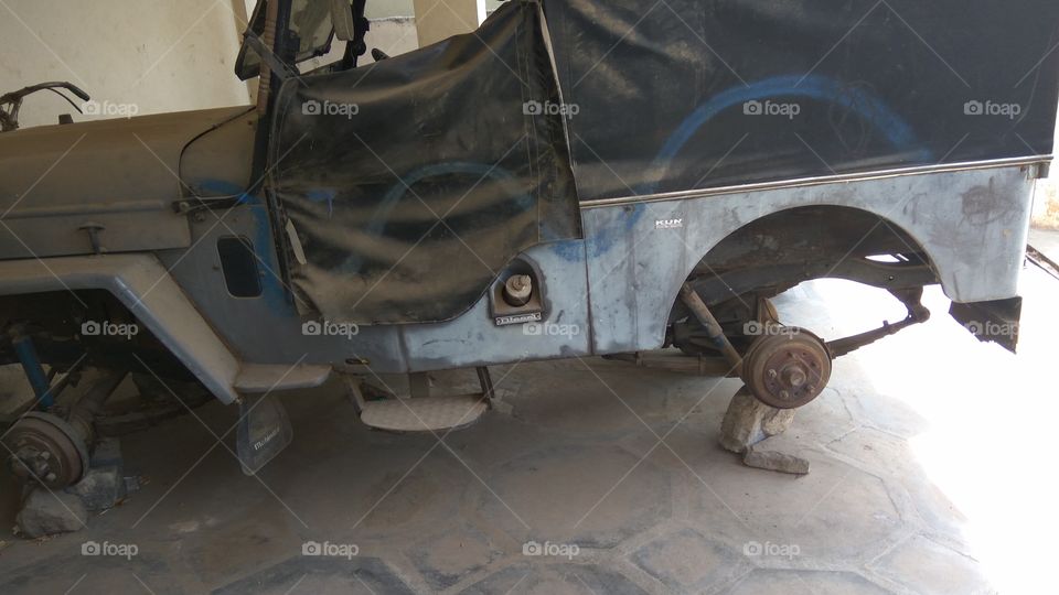 old 1979 model jeep