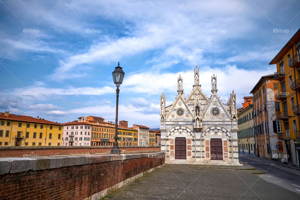 Church on the Arno Pisa 