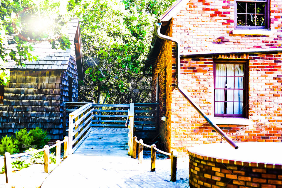 Lighthouse keepers cottage.