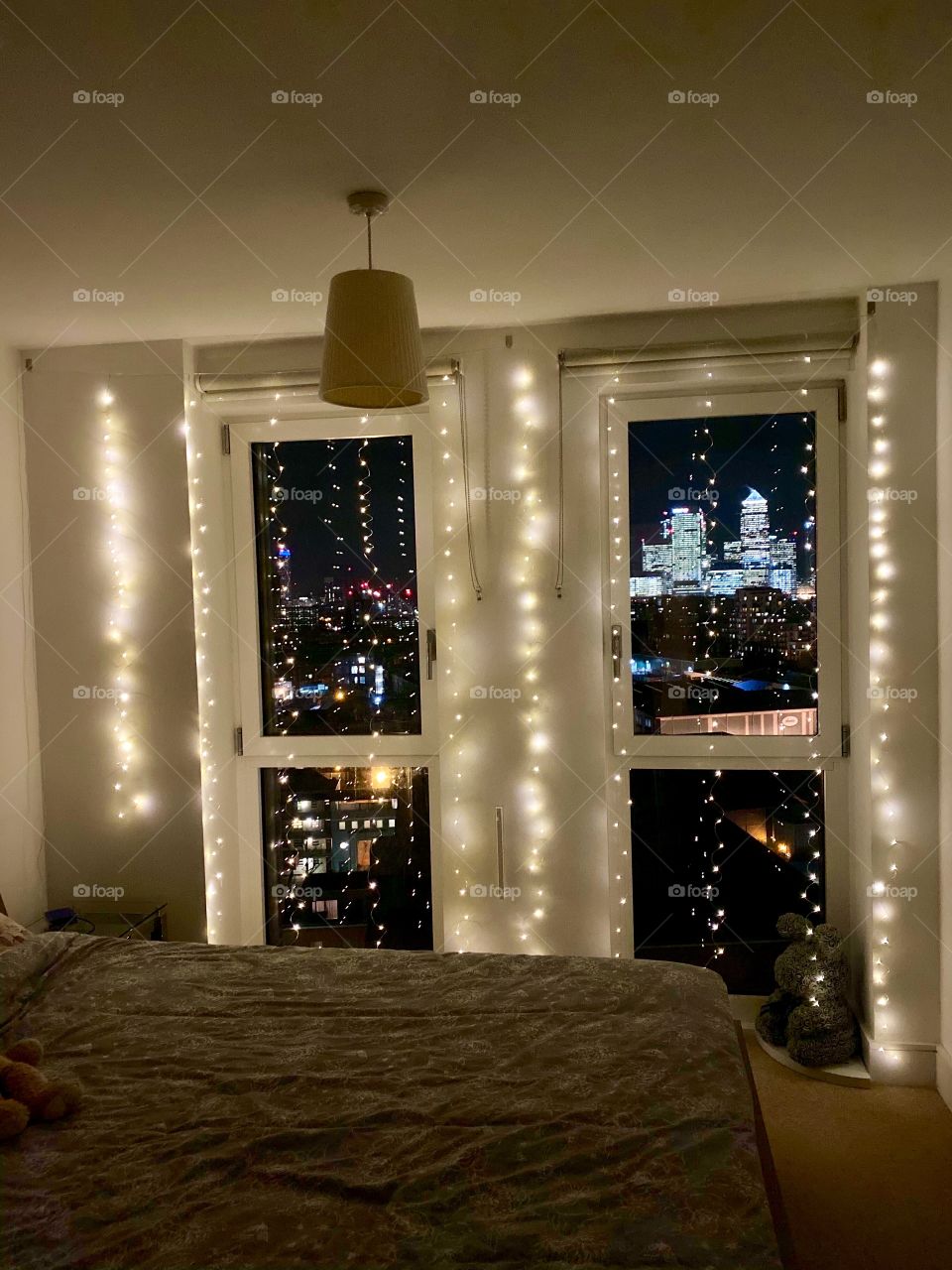 Christmas decoration at home in London