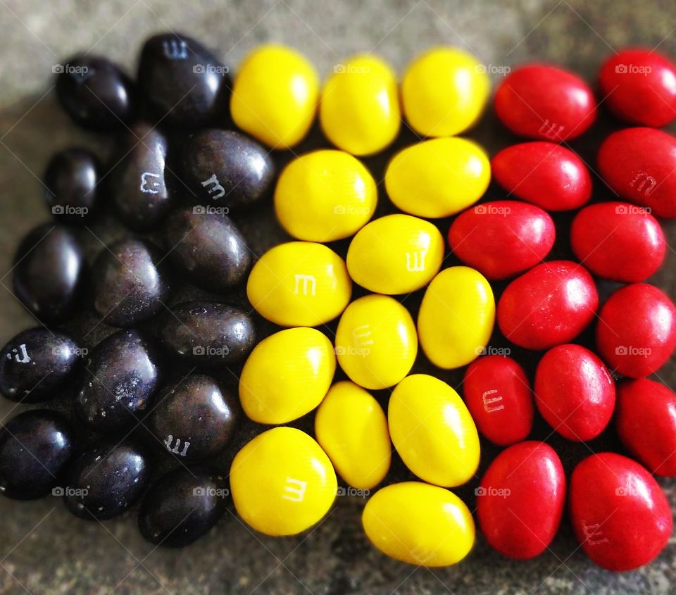 Belgium team flag eating