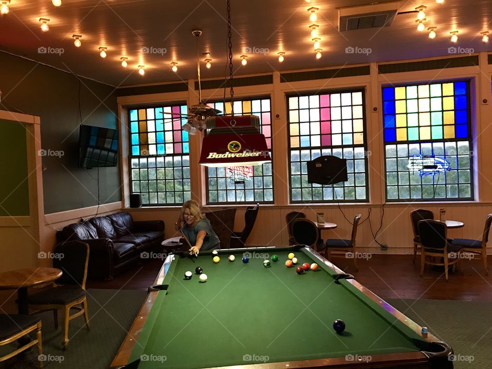 Pool hall