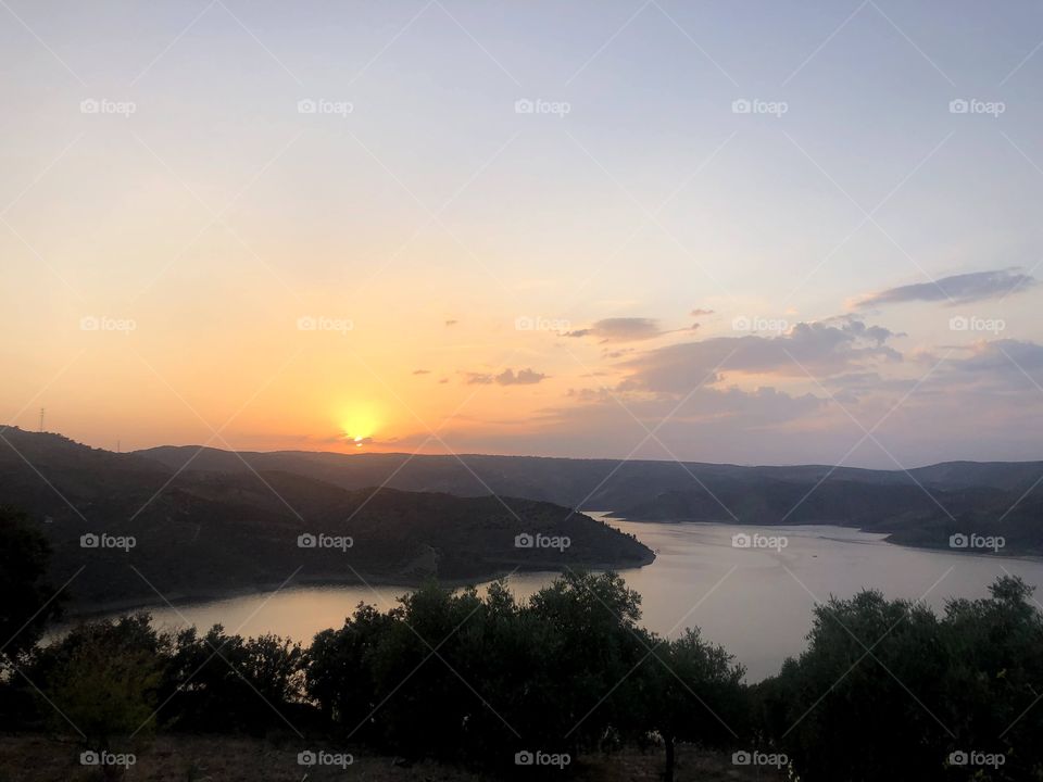 Evening by the river