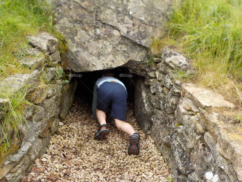 Into unknown at Ulley long barrow Nimfield 🇬🇧