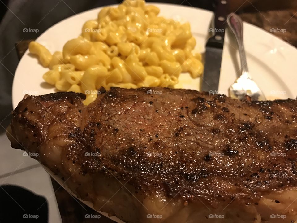 Steak and Mac