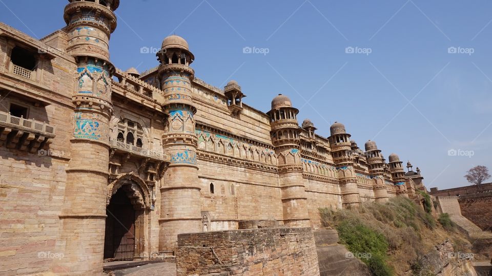 Gwalior fort, india