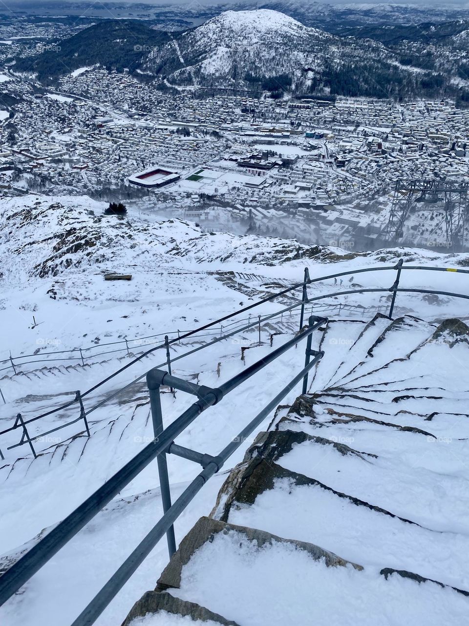 Stairway to hurting yourself, Mount Ulriken