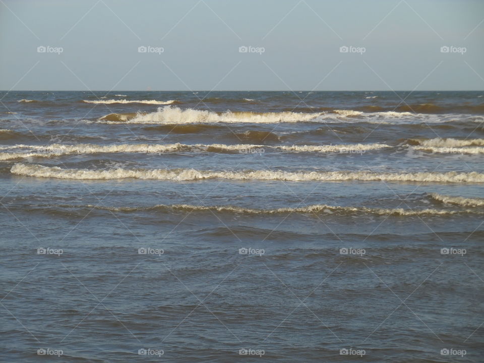 Gulf of Mexico shoreline. This is a picture of the Gulf of Mexico shoreline at the port of Aransas Texas