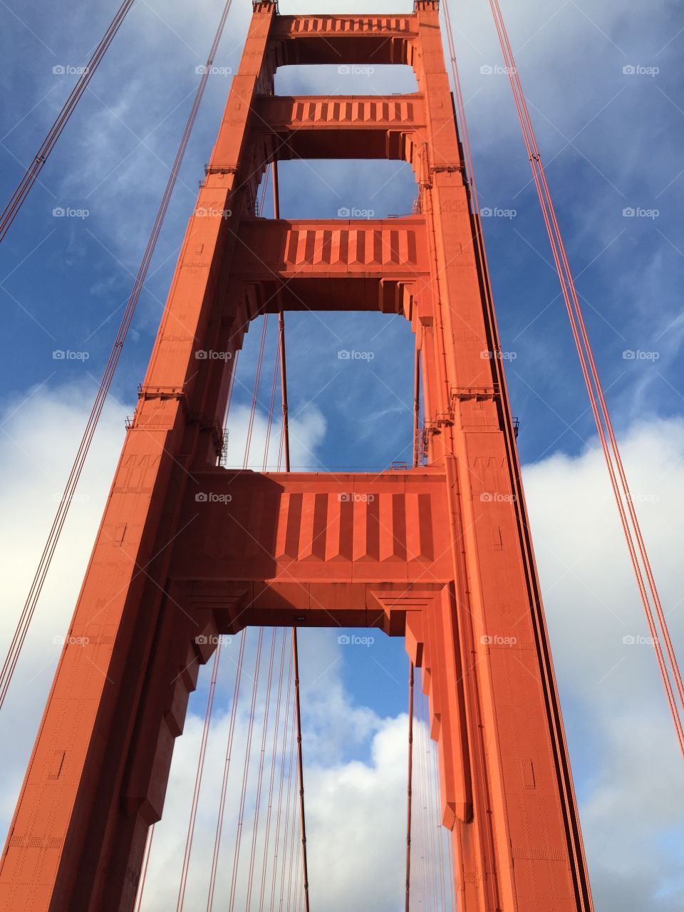 Sunny day on the Golden Gate 
