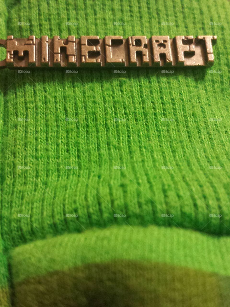 Minecraft Zipper Pull