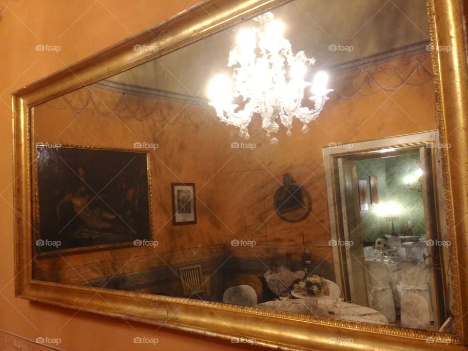 Antique mirror