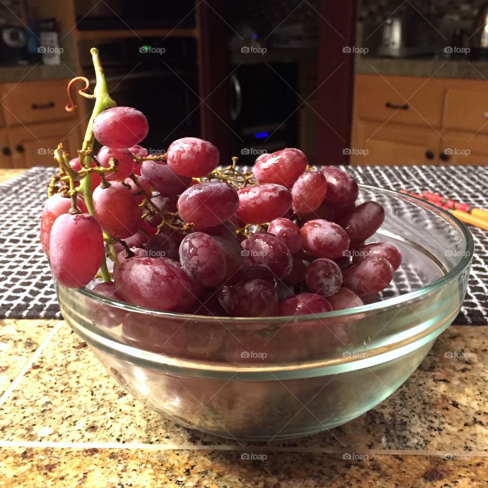 Grapes. Kitchen 