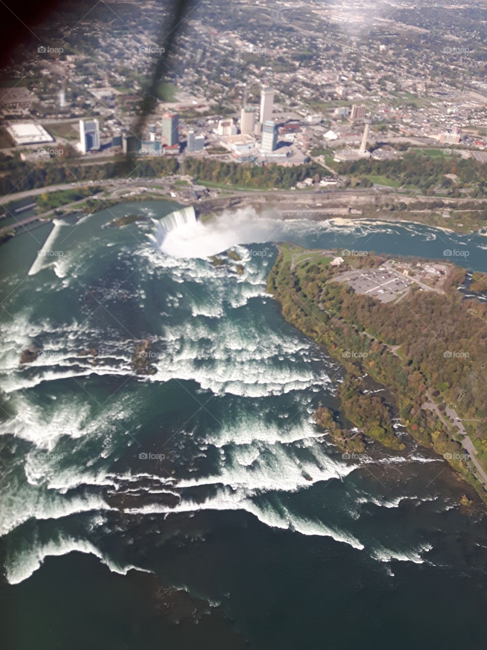 far sight of  Niagara falls