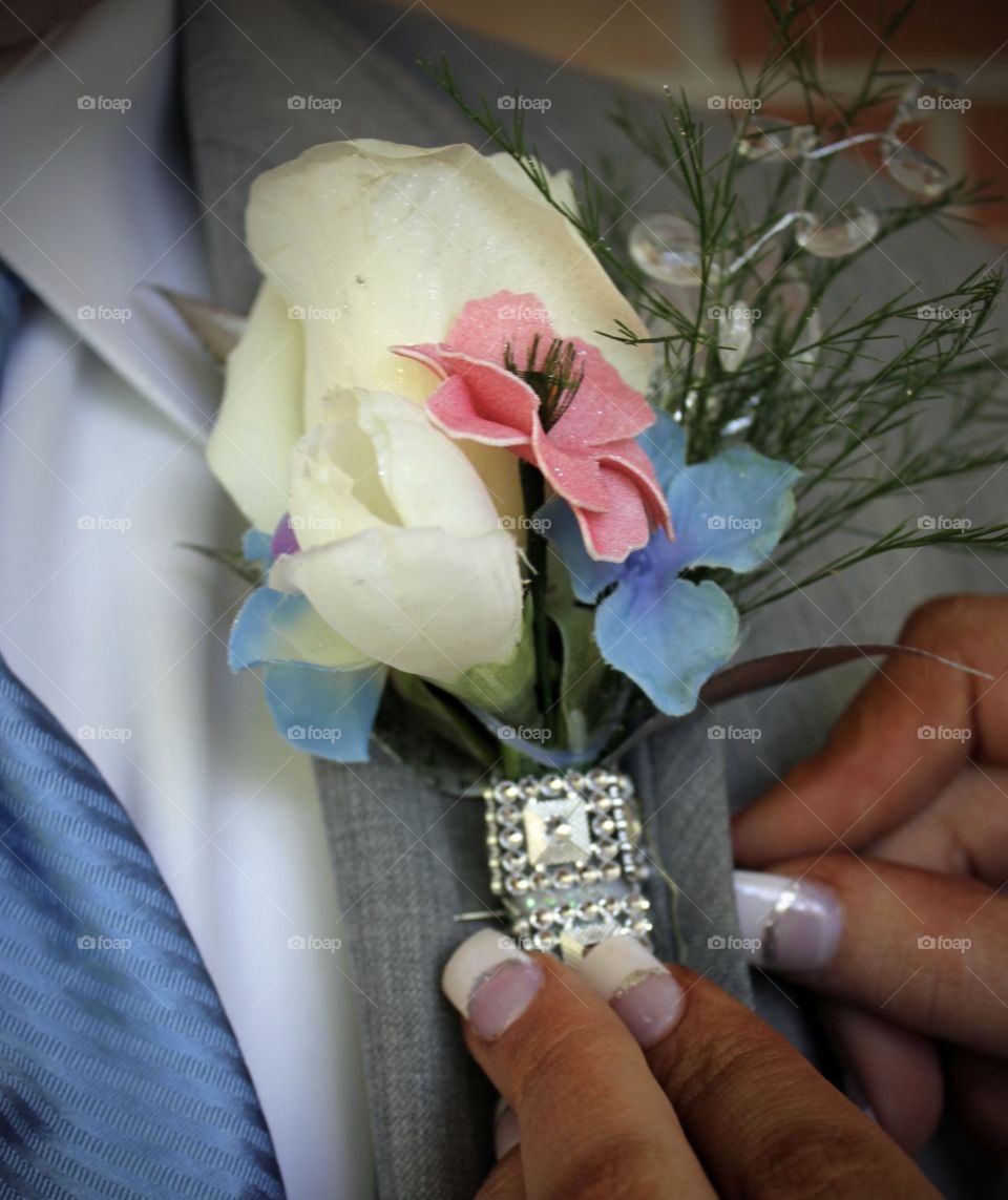 Fresh boutonniere