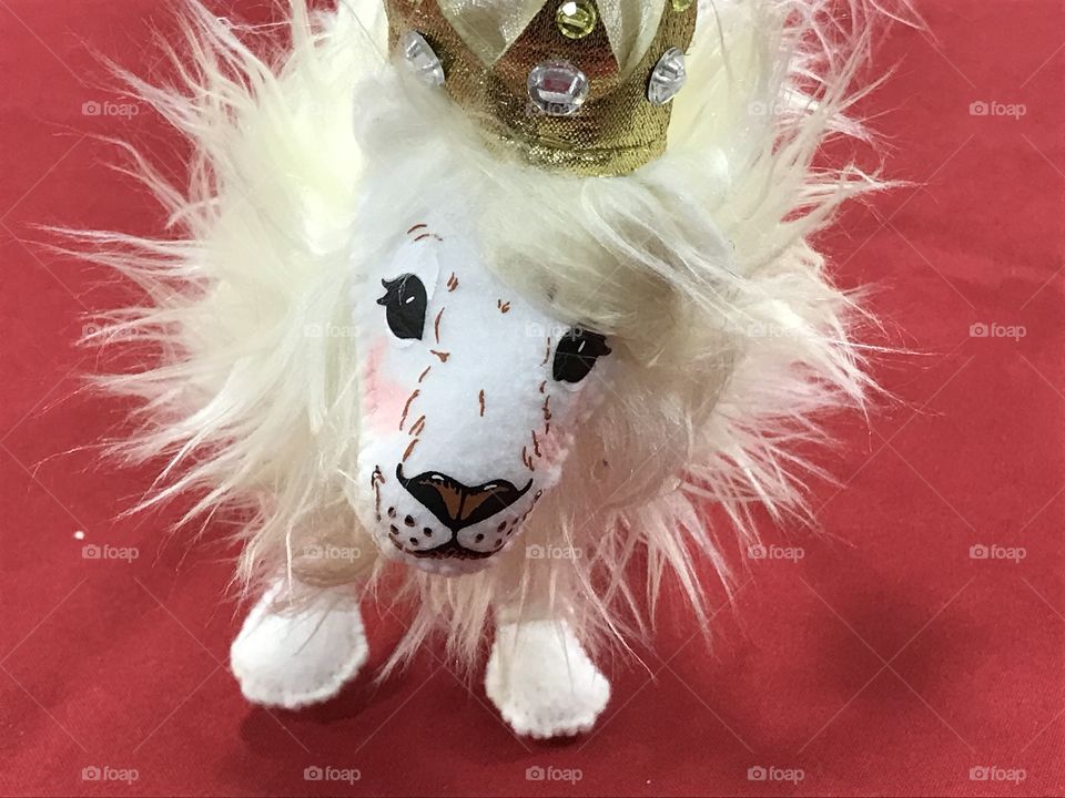 White Lion Ornament