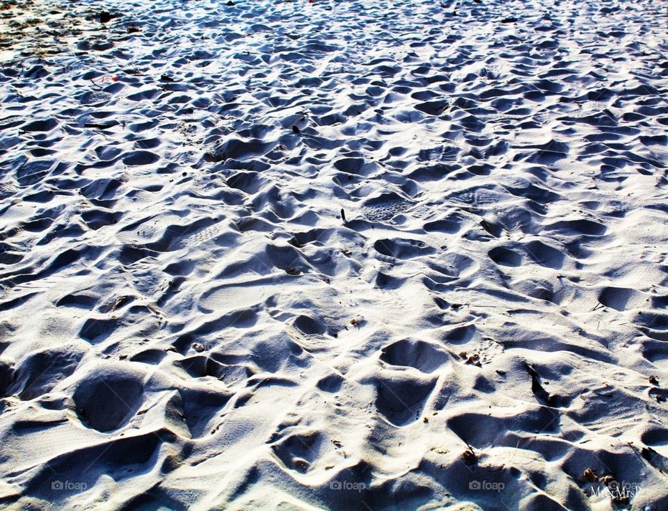 Footsteps On Those Sands