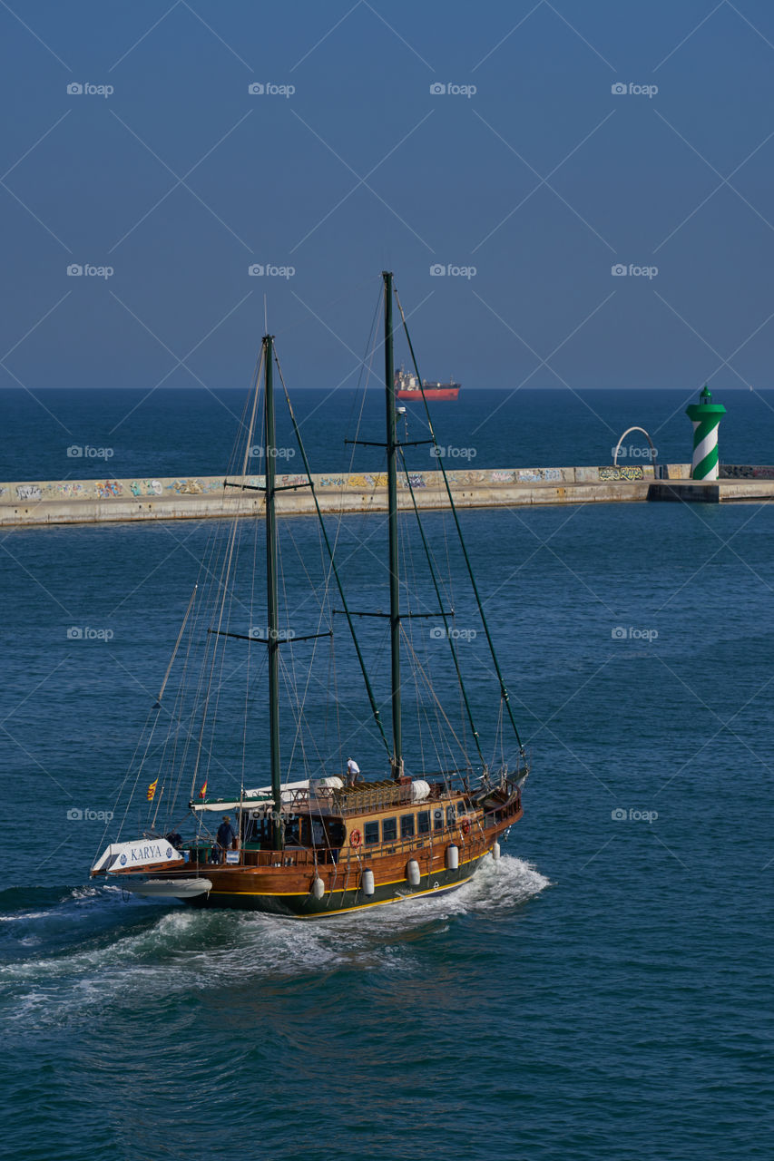 Barcelona harbor 