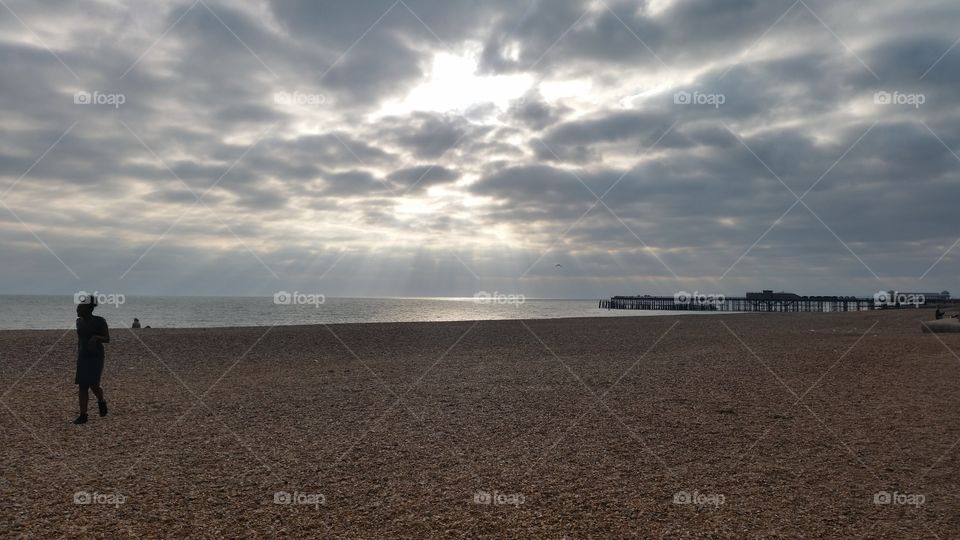 Beach, Water, Sunset, Landscape, Sea