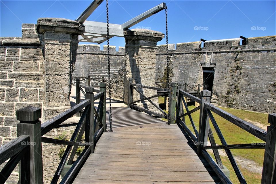 Fort Castillo de Marcos Saint Augustine Fl, Front Entrance 