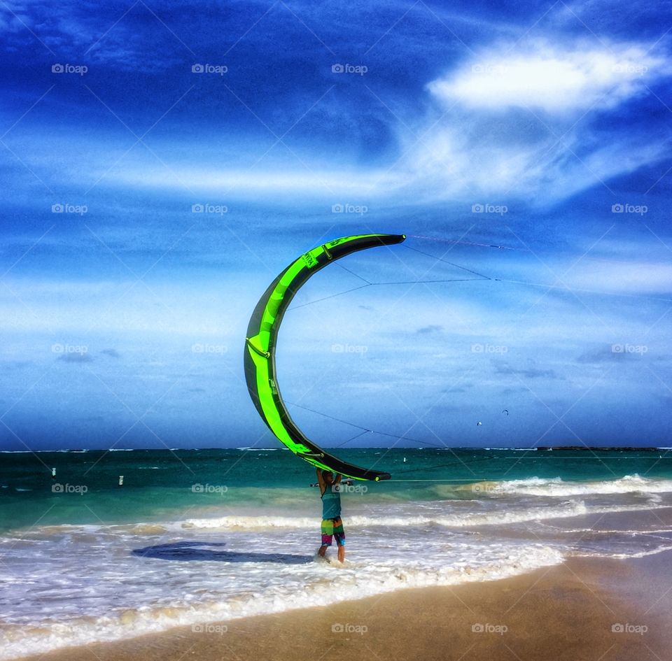 Kitesurfing 