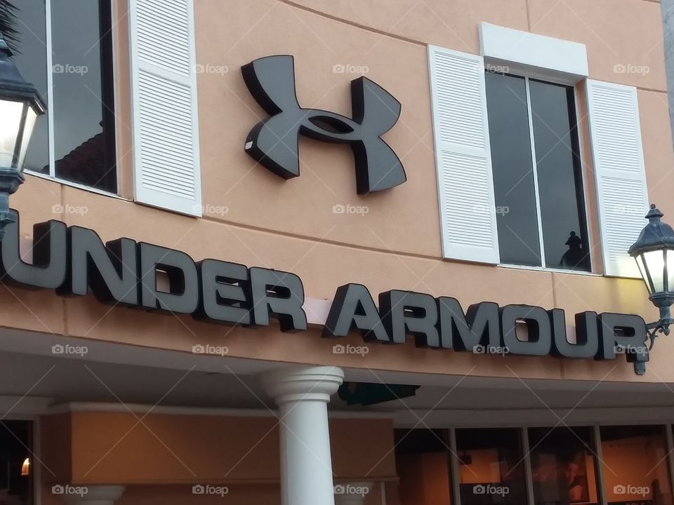 Under Armor Business Sign