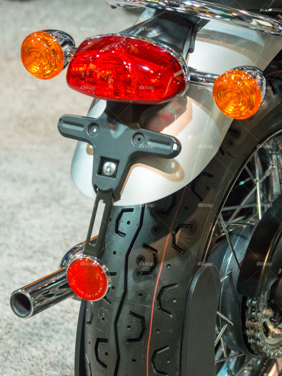 Rear lamp cool motorcycle