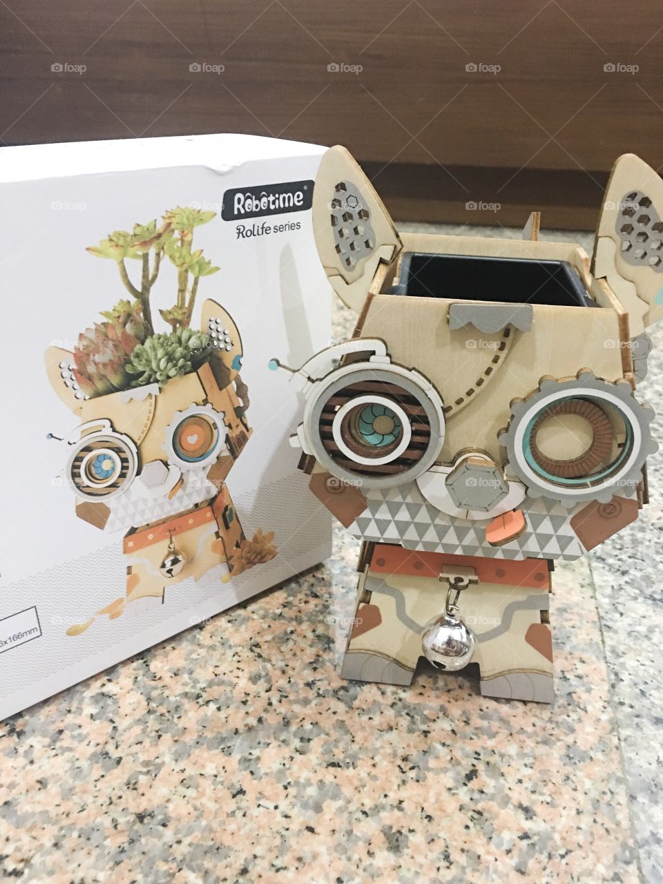 My favorite hobby is to build flower pot puppy