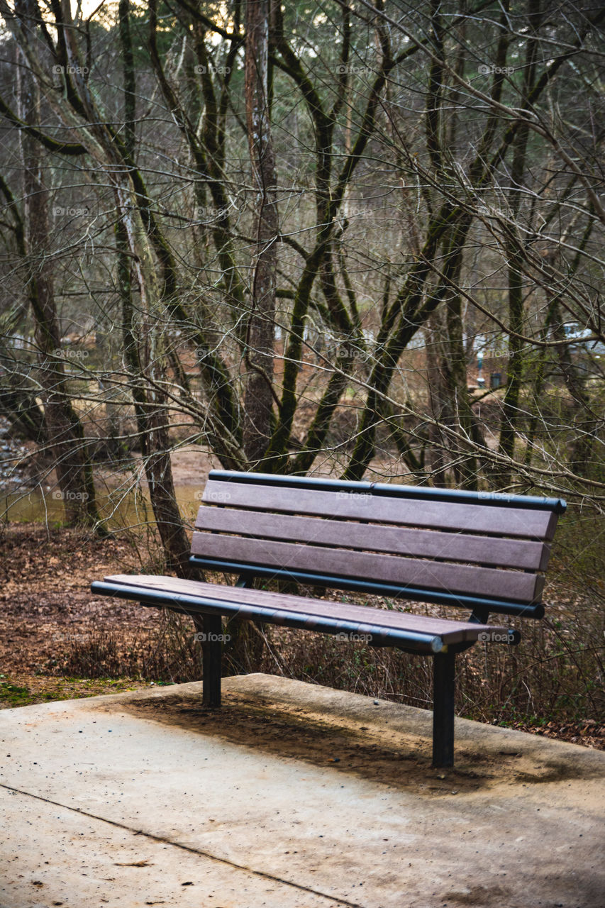 park bench