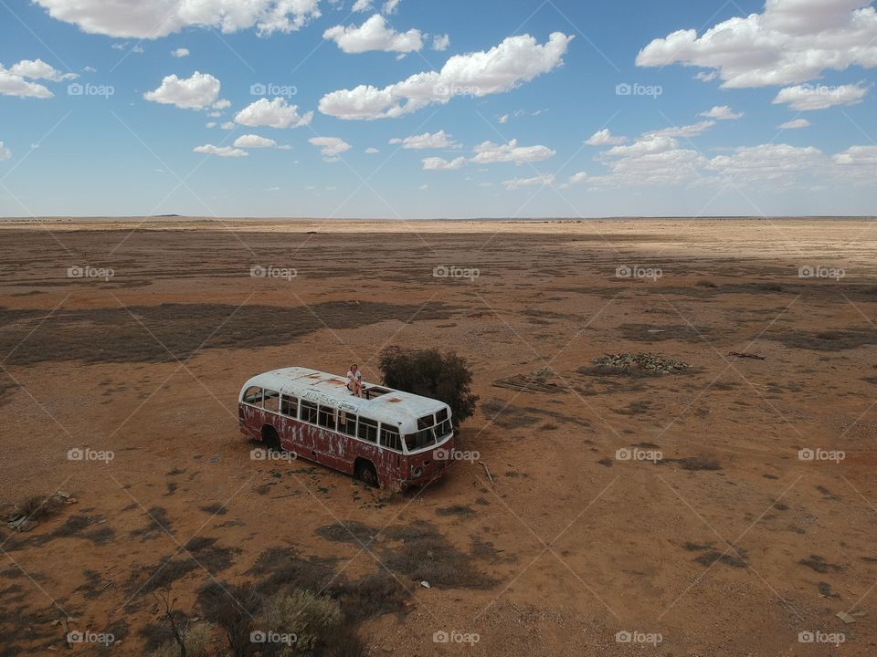 Outback exploring by bus