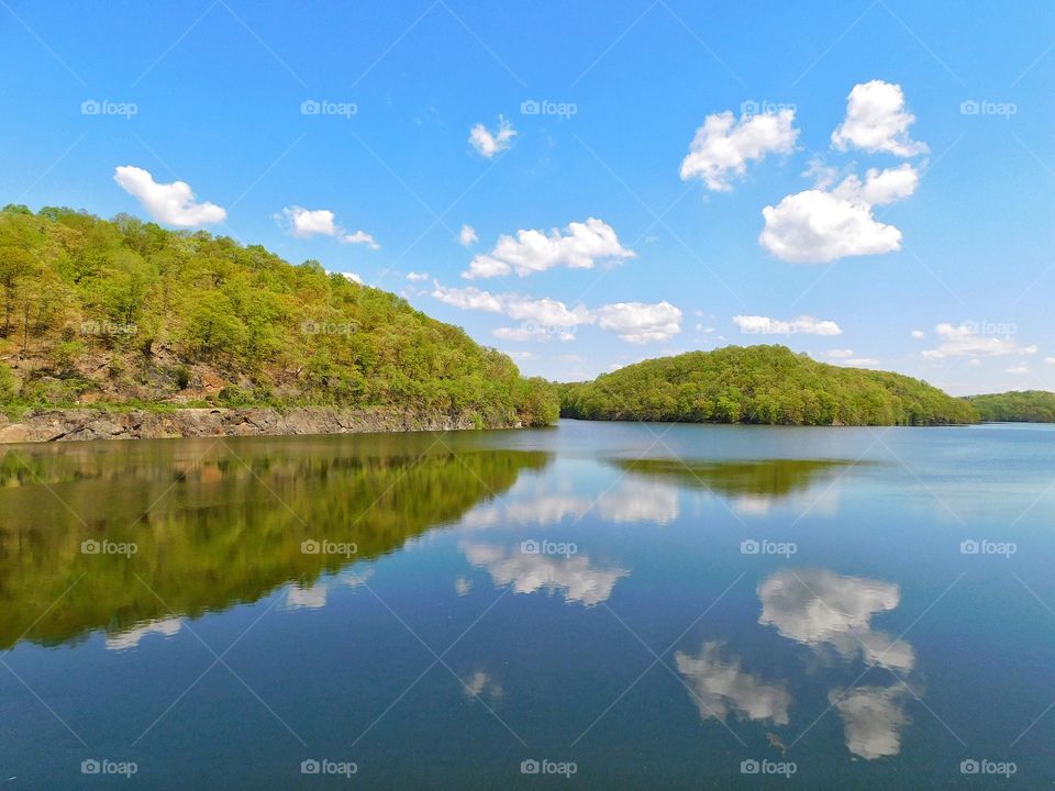 New Croton Reservoir in Cortlandt, New York 