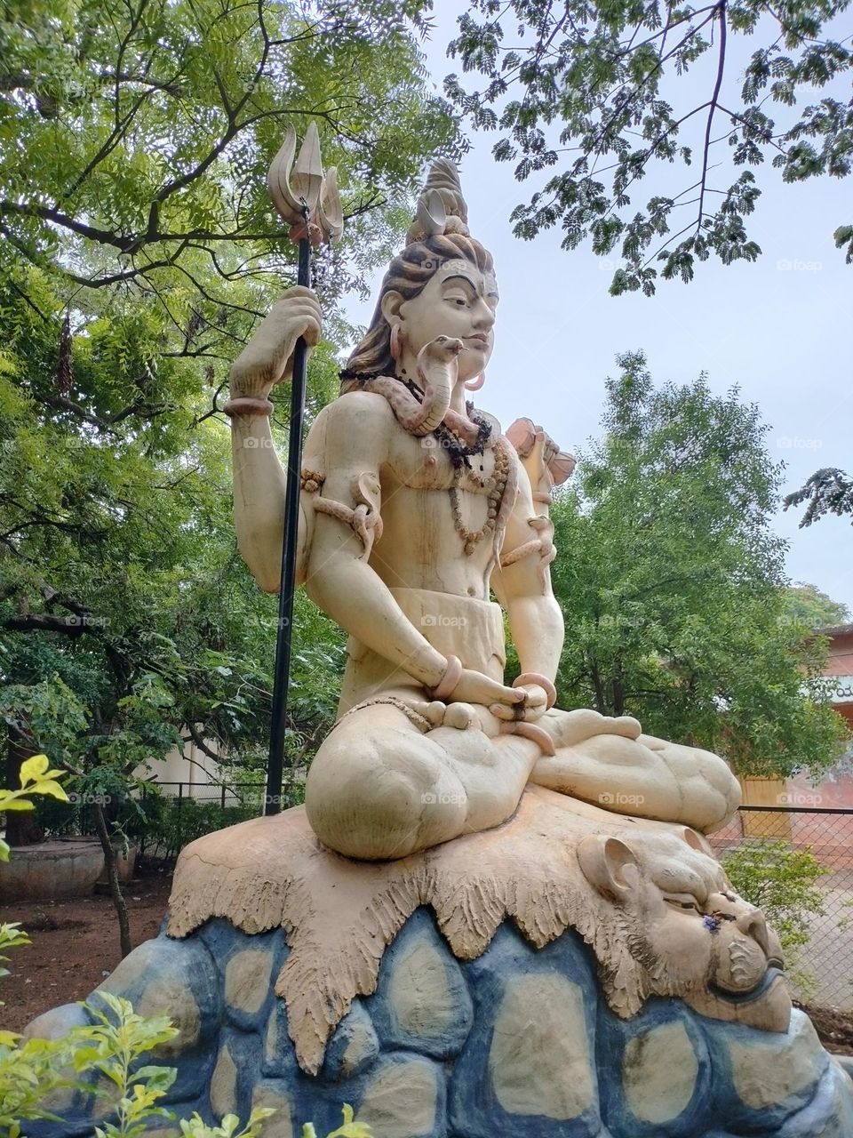 Lord Shiva In Garden