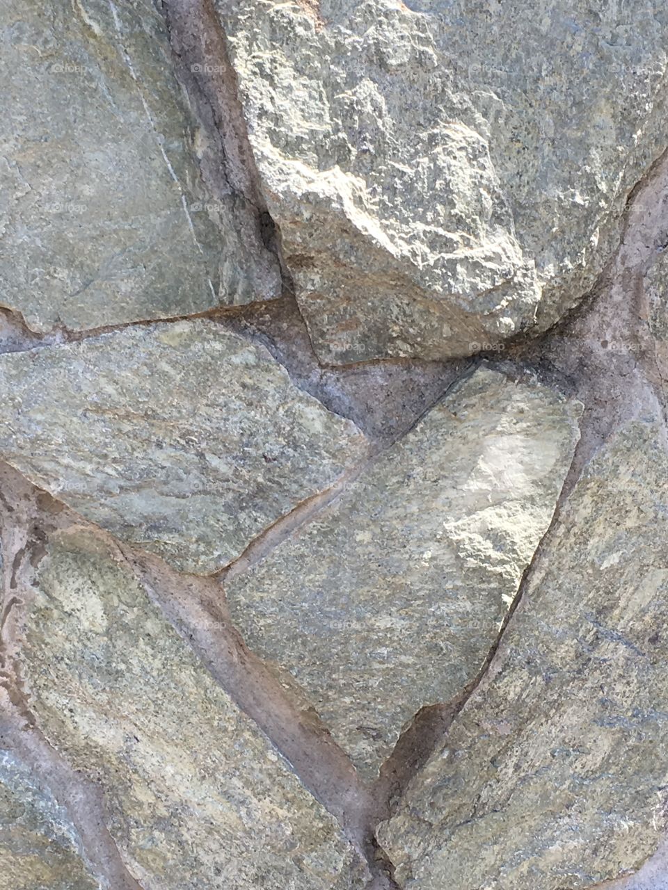 Heart rock wall
