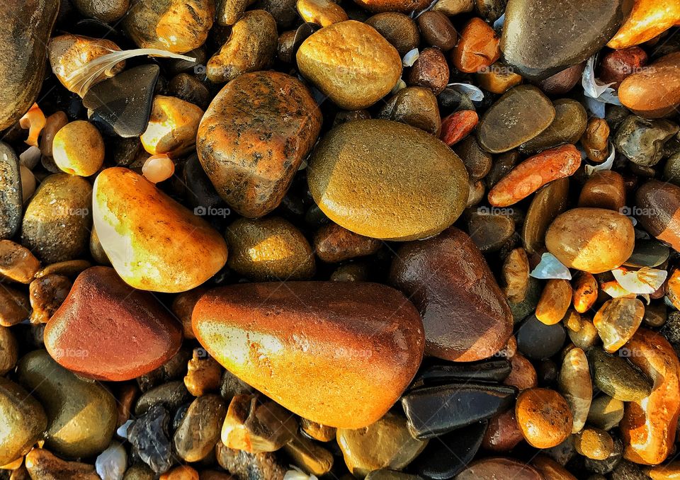 Beach stones