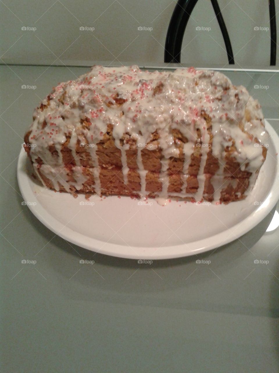 Vanulla Almond Cake. I made this Cake for Coffee Time