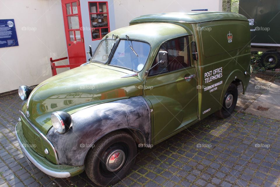 Morris Minor telephone van