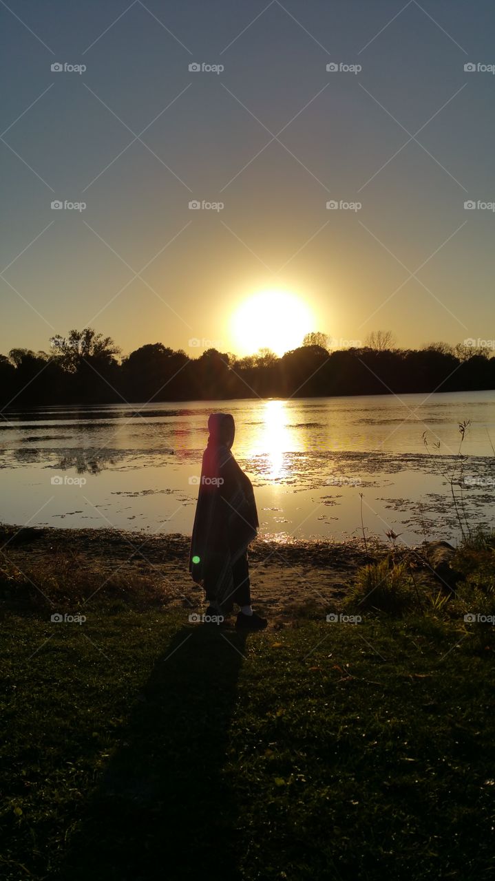 just in time to watch the sunset